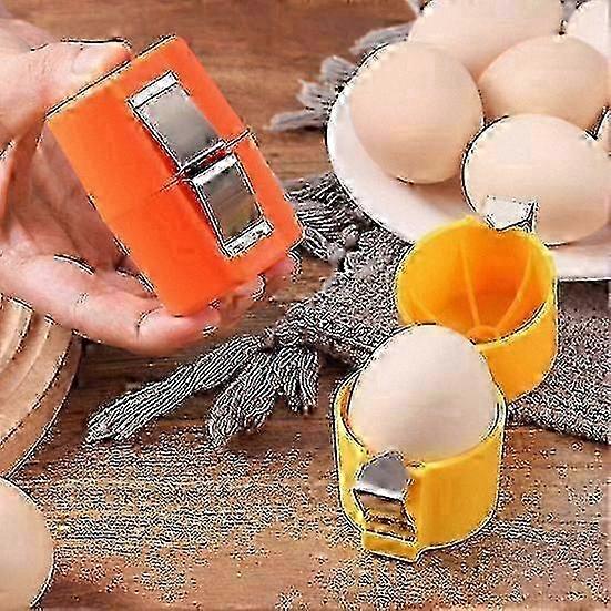 2-Pack Egg Shell Peeling Tool Stainless Steel Cracker compatible with Eggshells