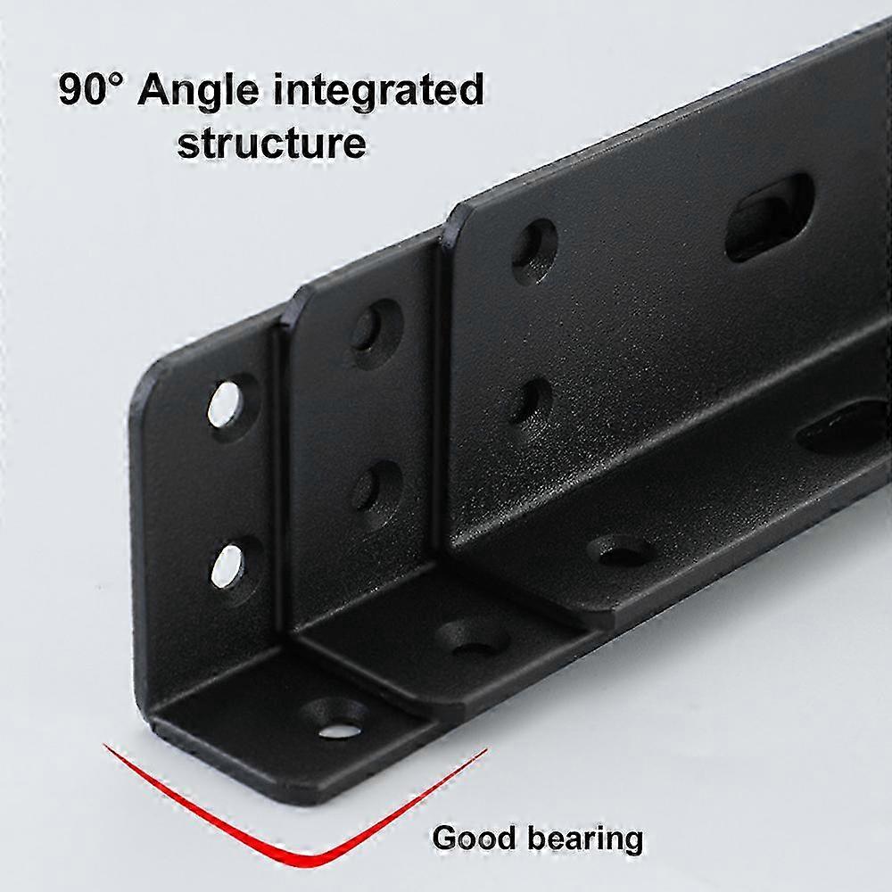 Slotted L-Shaped Steel Corner Bracket