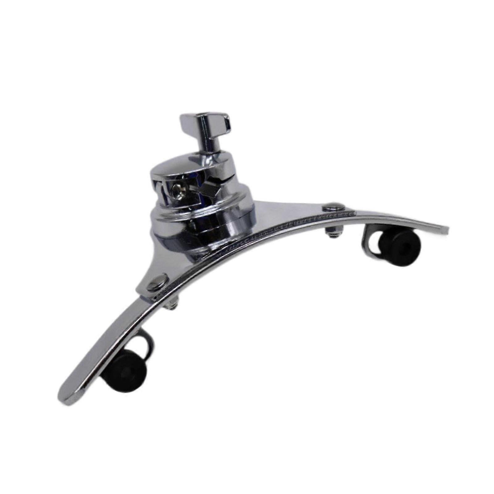 10 Inch Drum Rim Holder Right Angle Percussion Mount Bracket for Secure Drum Positioning