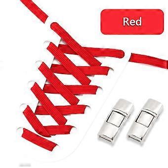 No Tie Shoe Laces For Sneakers Elastic Shoelaces Metal Press Lock Men and women Lazy Shoes Lace Rubber band Shoestring 1 Pair