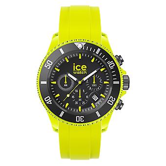 Chrono Quartz Analog Men's Watch with Silicone Bracelet IC019843