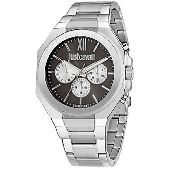 Just cavalli watches strong quartz analog man watch with R7253573003 stainless steel bracelet
