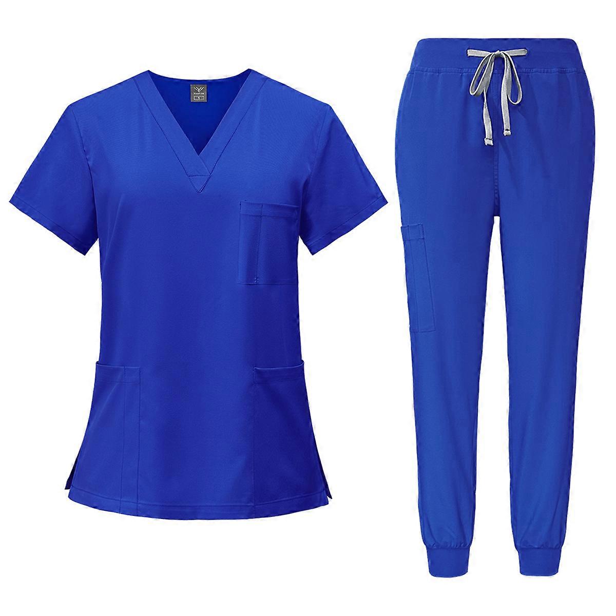 Durable Soft Stretch V-Neck Scrubs