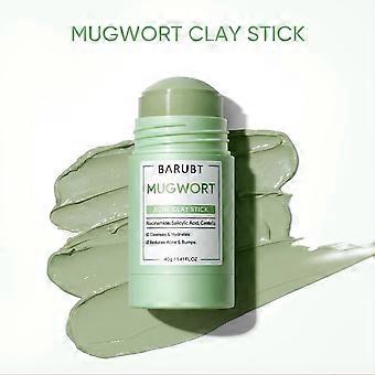 Mugwort Stick Clay Mask, Face Mask Stick for Face, Anti Pores & Acne Clay Mask, Deep Cleanses for Blackhead Remover Men Women