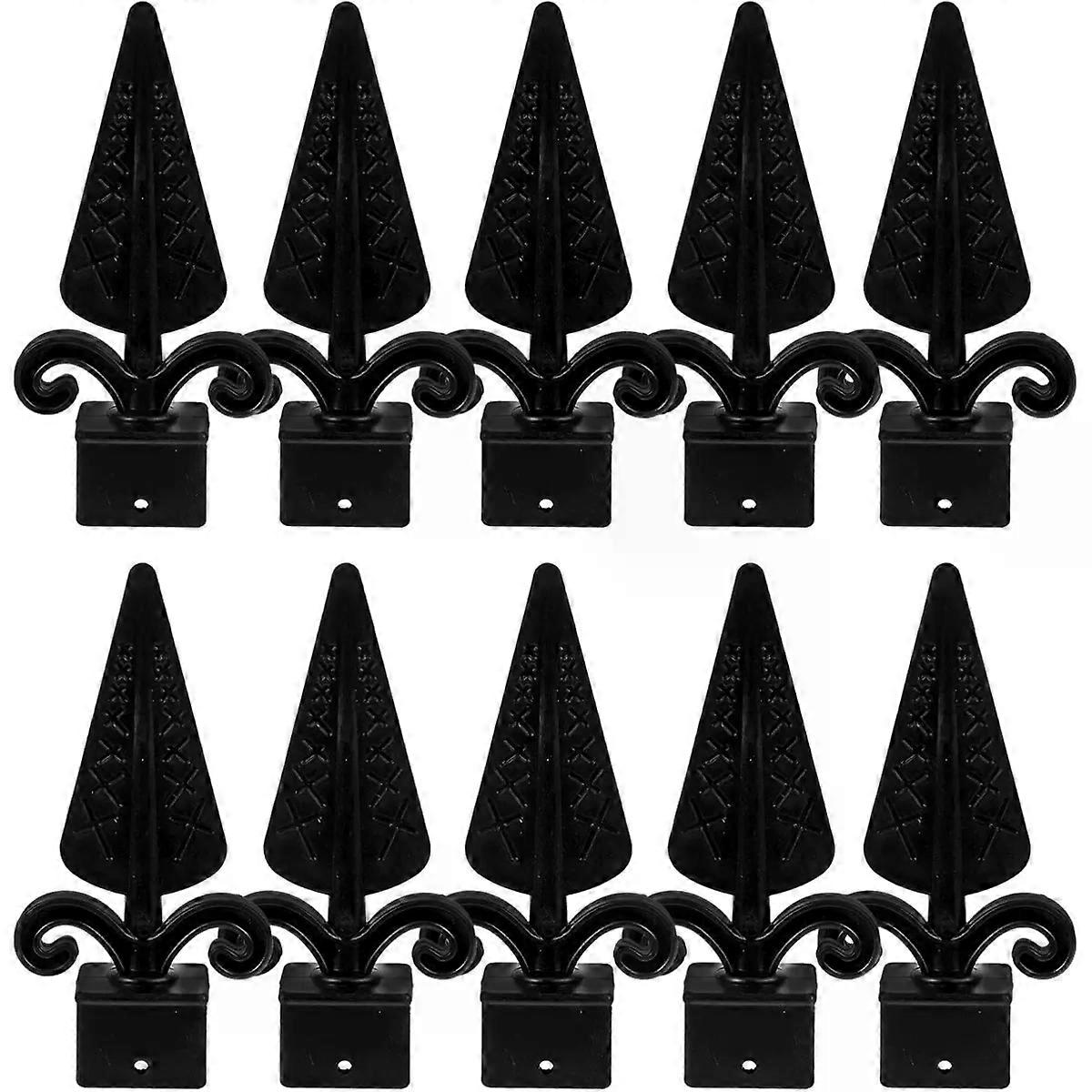 Plastic Fence Post Caps 10pcs Decorative Protective Covers