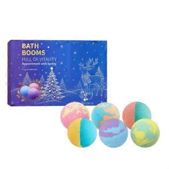 Fragrant & Cleansing Bath Bomb Set for At-Home Spa, 2-Pack