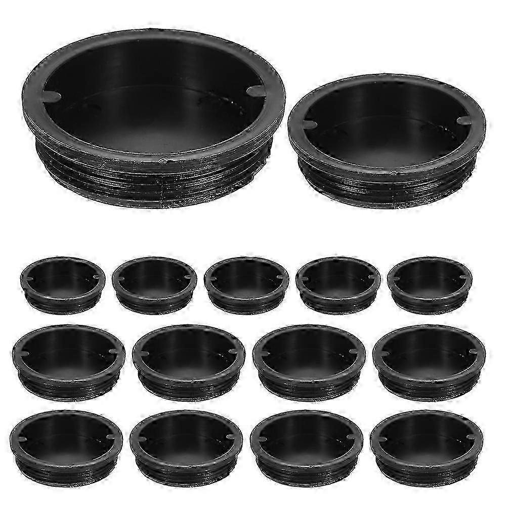 20-Pack Plastic Barrel Bung Caps compatible with Gallon Containers