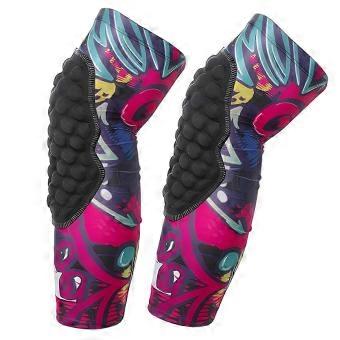 Knee Pads for Kids, Youth Basketball Knee Support Sleeve, Wrestling Leg Sleeves with Impact Protection Padding 1 Pair Pink YS Pink Small-brnv