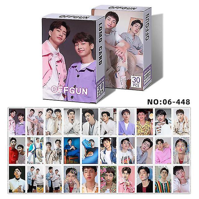 30pcs/ أزياء التايلاندية نجمة المعبود ثيبويز مونستاكس بطاقة الصور طباعة ألبوم لطيف صبي ملصق صورة مروحة بطاقة لومو بطاقة مجموعة