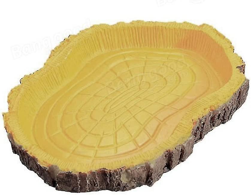 Reptile Turtle Water Dish Food Bowl Swimming Pool For Turtle Reptiles Gecko Snakes Drop Delivery Reptile