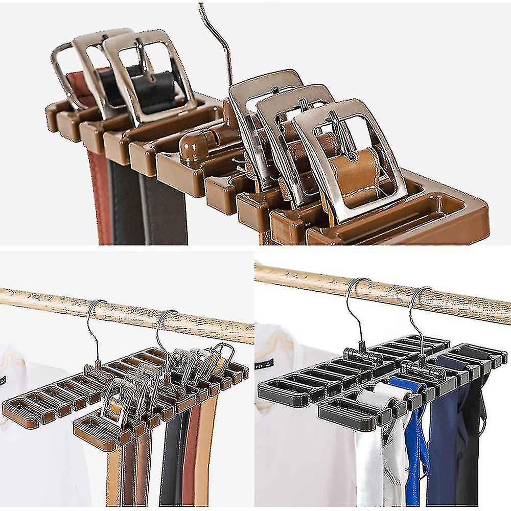 Belt Hanger, Tie Hanger, Closet Belt Hooks, Belt And Tie Storage Rack