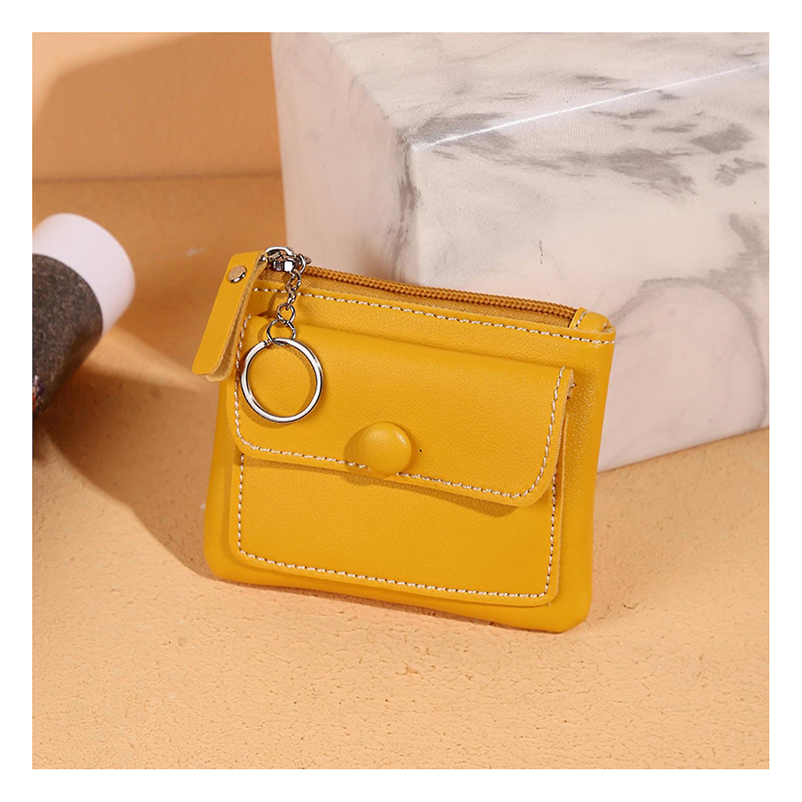 Candy Color Purse Wallet Short Zipper Purse Id Card Holder