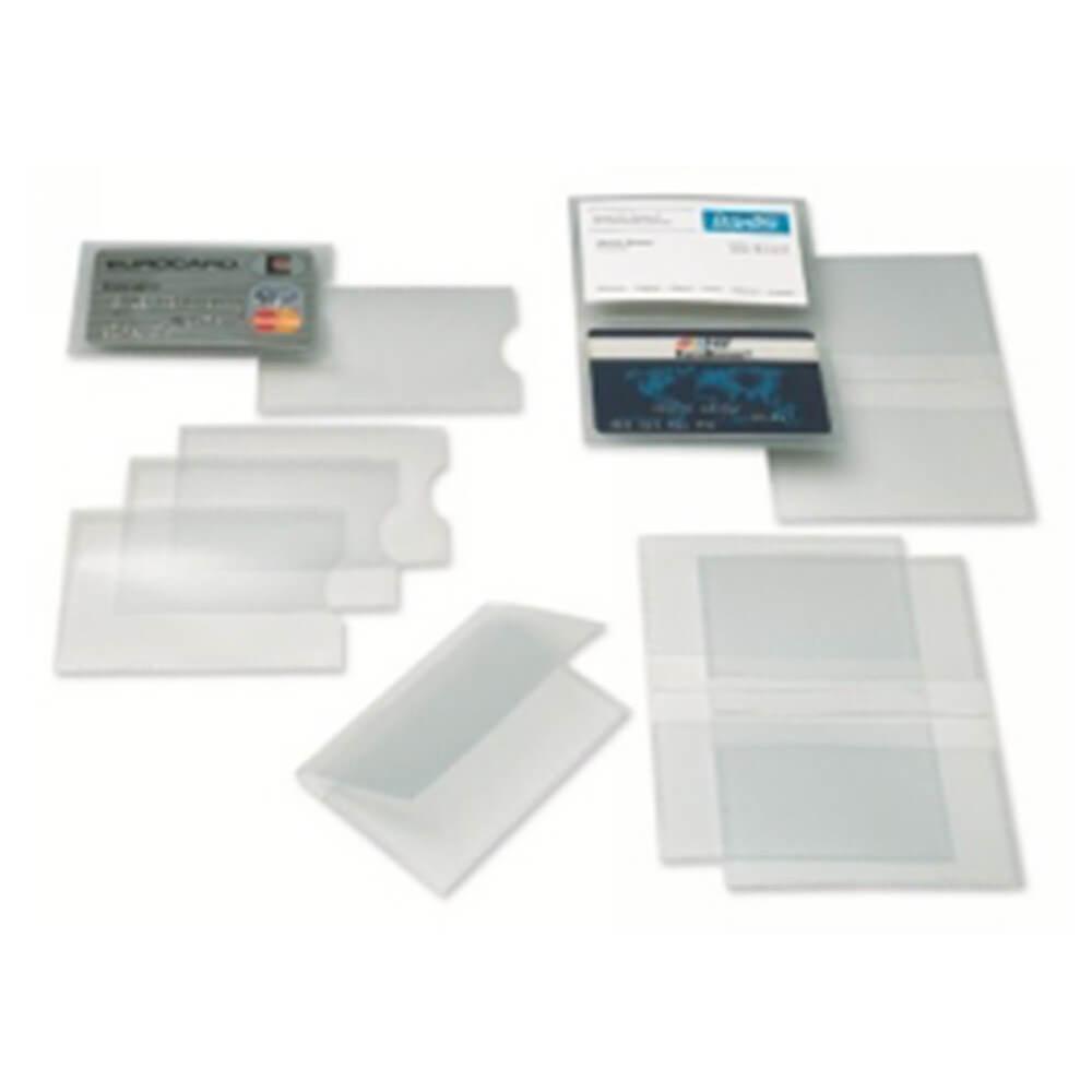 Bantex A5 Polypropylene Card Holder Quality Top Side Opening Pack of 100pcs