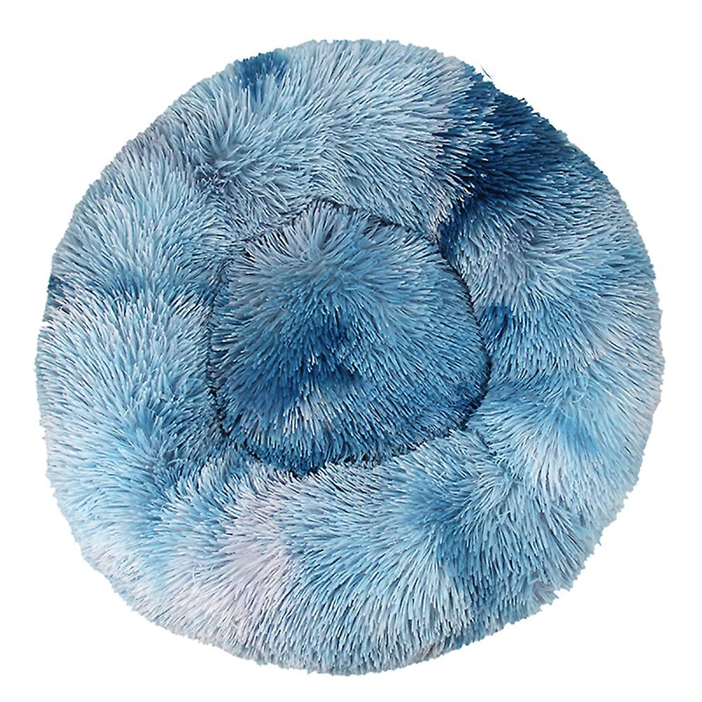 1pc Cushion Cat House Bed, Round Soft Cute Cat Bed, 40cm in Diameter