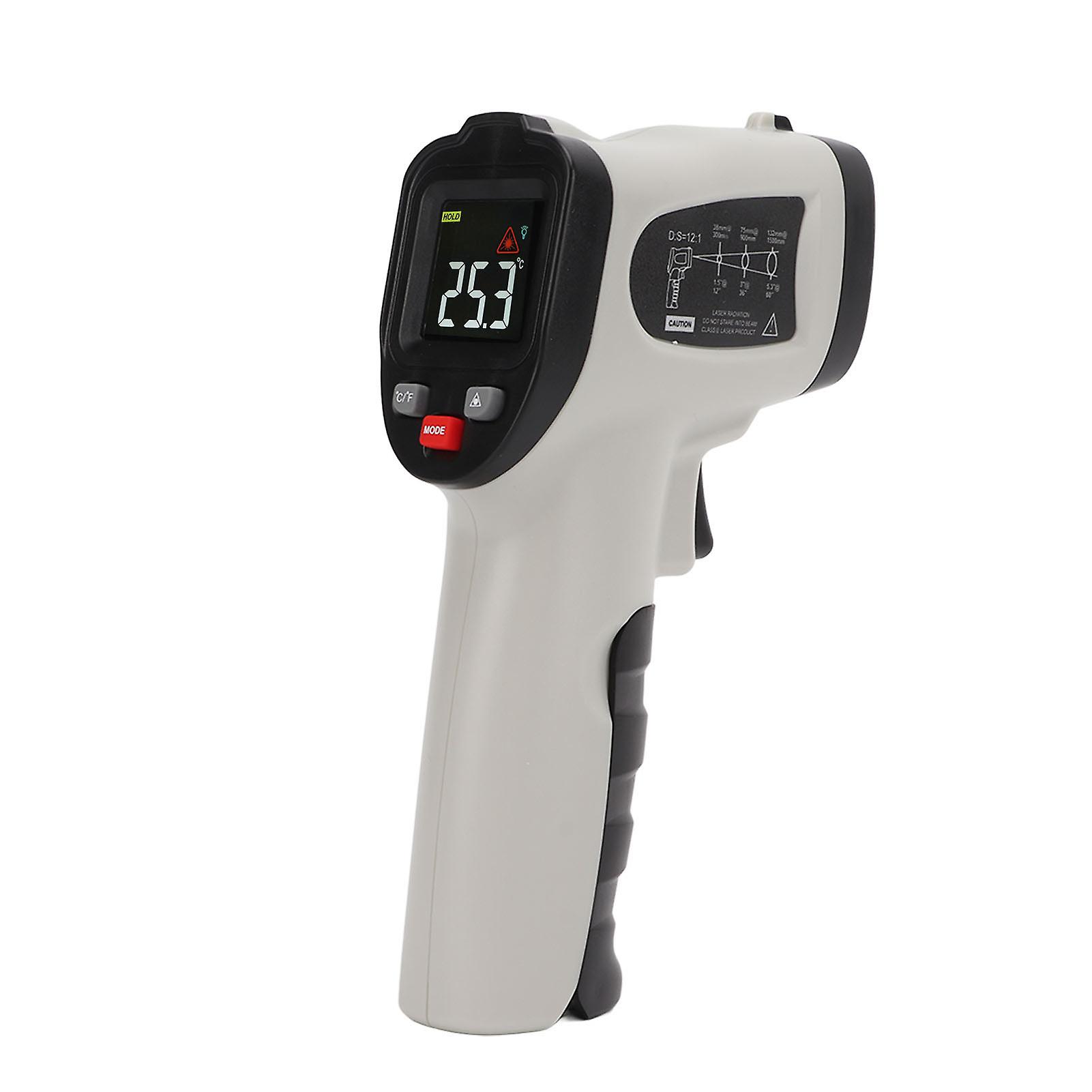XRCLIF327B Infrared Thermometer Temperature Meter Color LCD 50~600 58~1112 IR Thermometer for Kitchen