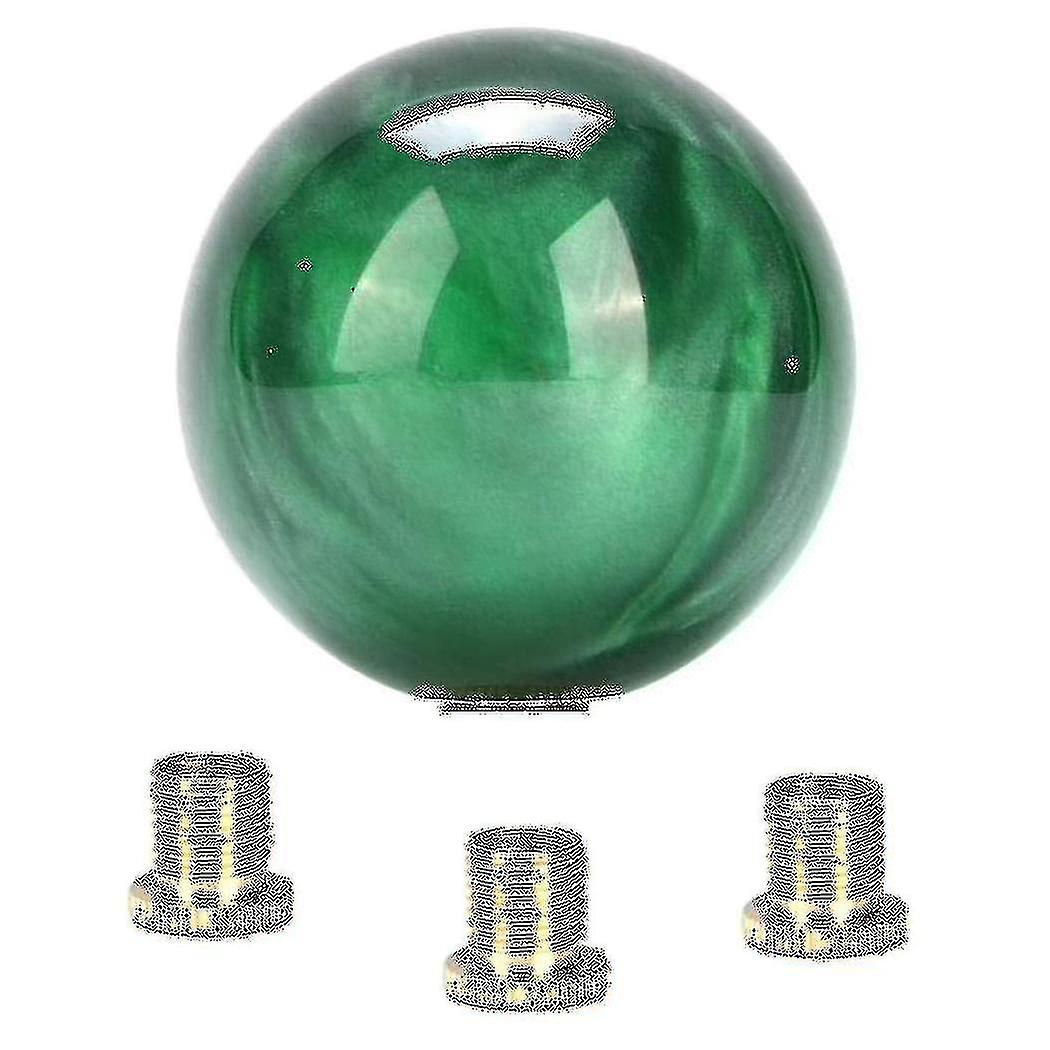 Marble Style Round Ball Gear Shift Knob Acrylic Shifter Knobs Stick Shift Knobs With 3 Adapter For