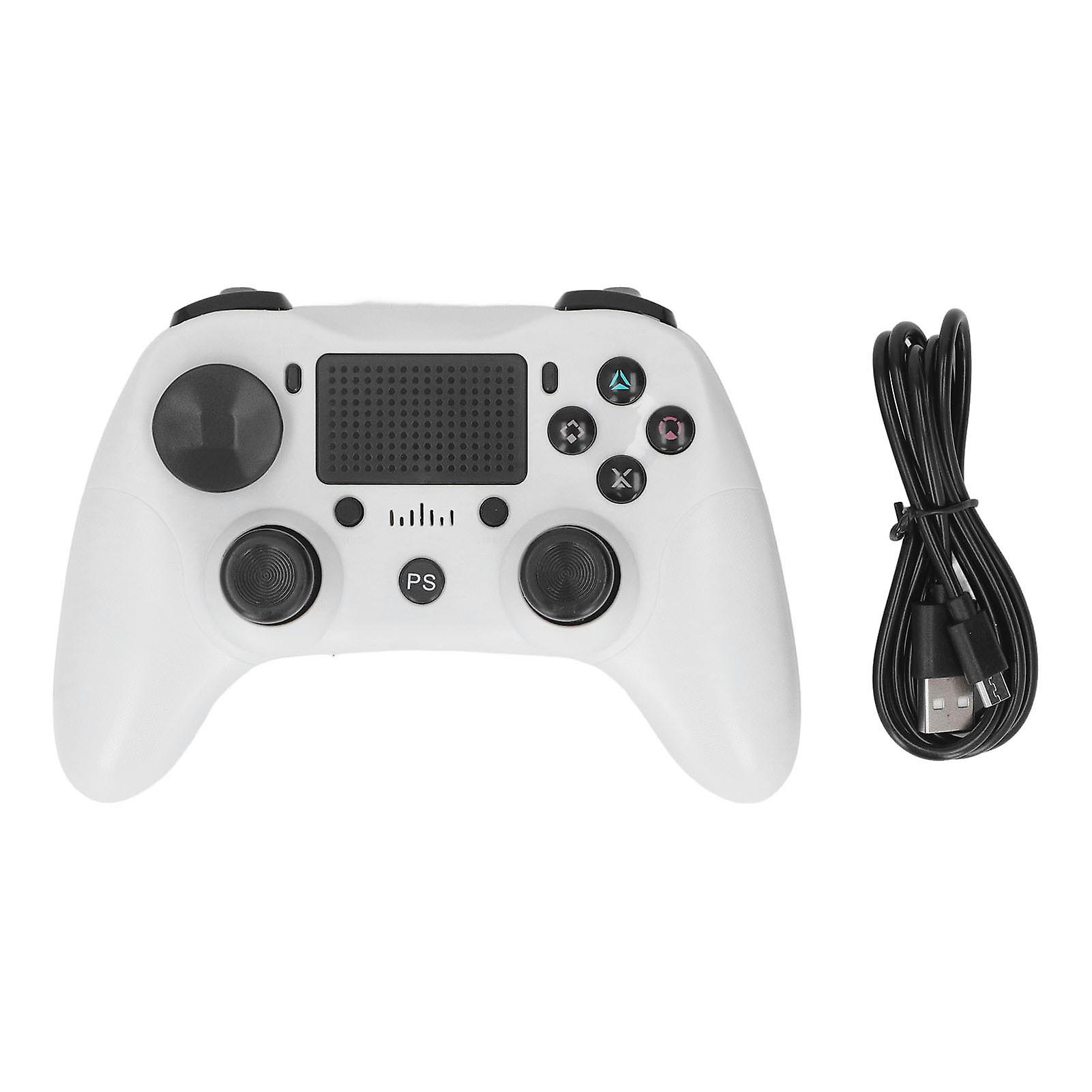 MB P912 Wireless Controller Gamepad Six Axes High Sensitivity Rocker Button Gamepad for PS4 White