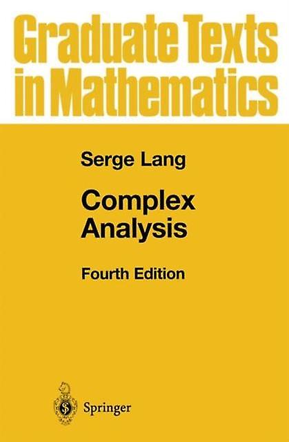 Complex Analysis by Serge Lang Hardback Book