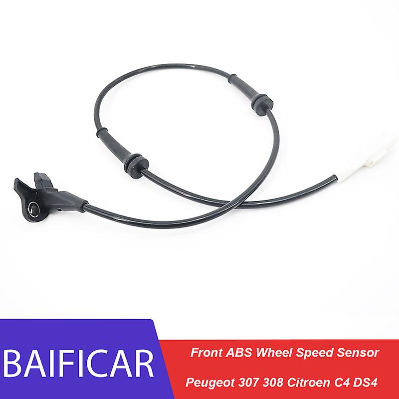 Baificar Genuine Grey Plug Front Abs Wheel Speed Sensor 4545k3 4545f5 9665386780 For Peugeot 307 308 Citroen C4 Ds4