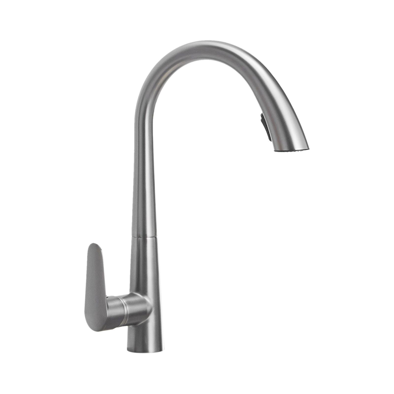 360swivel Pull Out Kitchen Faucets With 2 Spray Modes