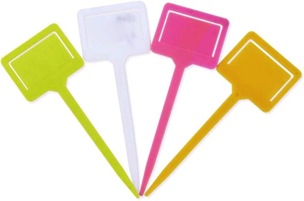 Durable Plastic Flexible Non Brittle Anti Aging Weather Proof Gardening Labels Shrub Tree Identity Tags Holder White20pcs