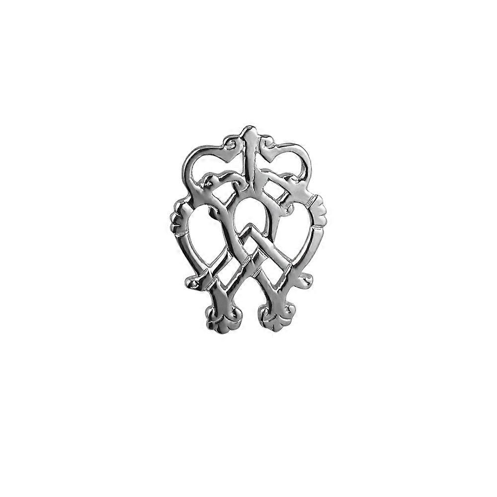 Silver 27x37mm Luckenbooth Pendant