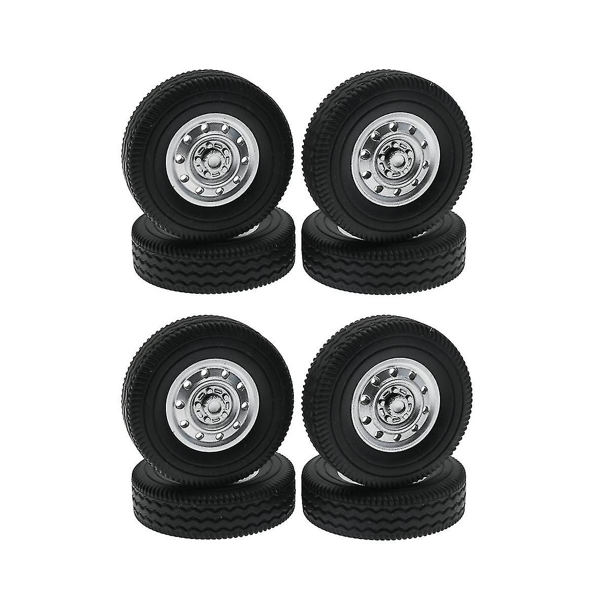 8buc cauciuc roata anvelope anvelope anvelope pentru D12 Mini 1 /16 RC Camion auto piese de schimb Accesorii