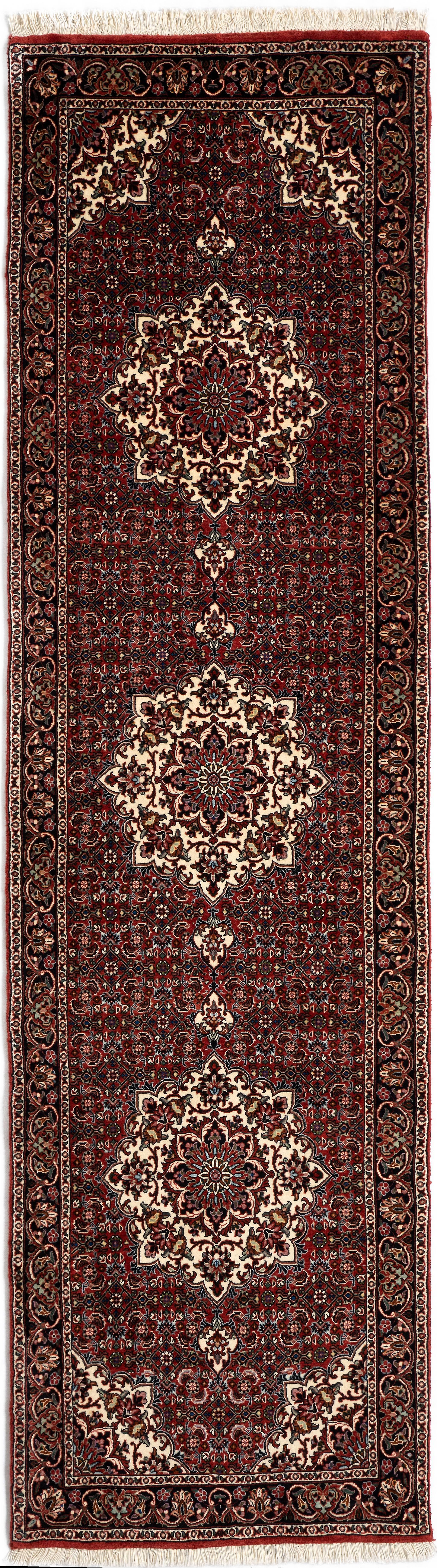 Hadorn Bidjar 74x274 with Red Hand Made Central Asia Rug