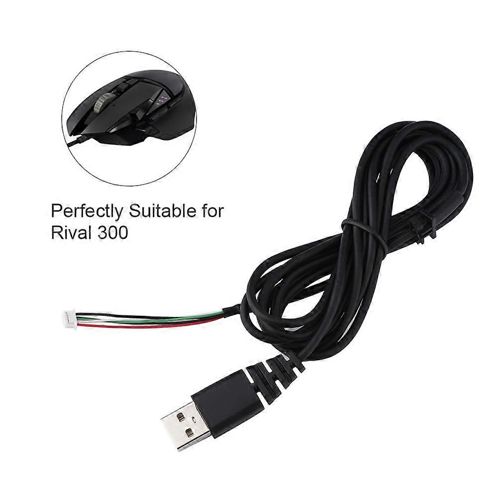 Professional Mouse Cable Replacement 2.19yd No Stuck Mouse USB Cable Replacement for Rival 300