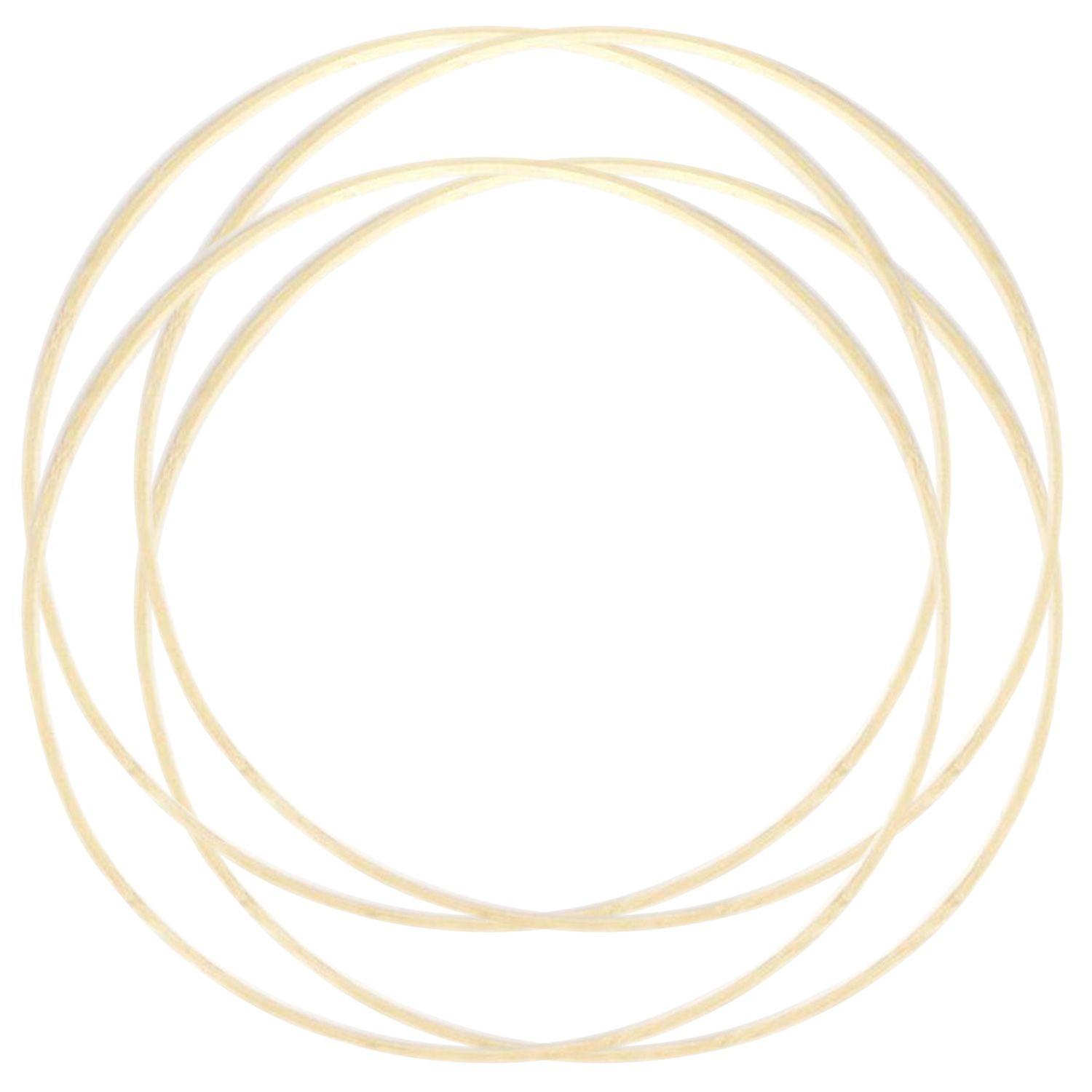 4 bamboo circles Ø 35 cm