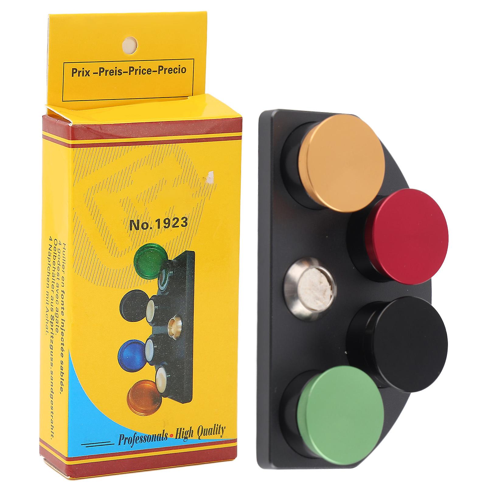 Watch Oil Container, 4 Compartments, Easy to Use, Rustproof, Wear-Resistant, Professional Watch Repair Accessory