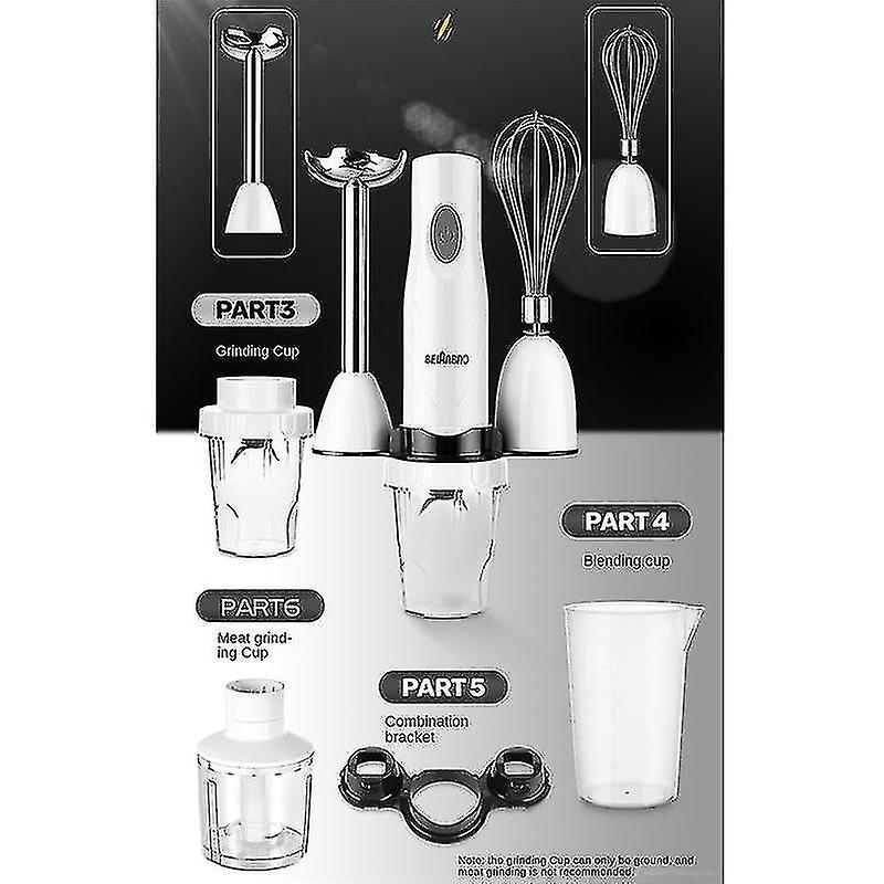 Beianbao 5 In 1 -funct Food Processor Kit Handheld Ing Stick Food