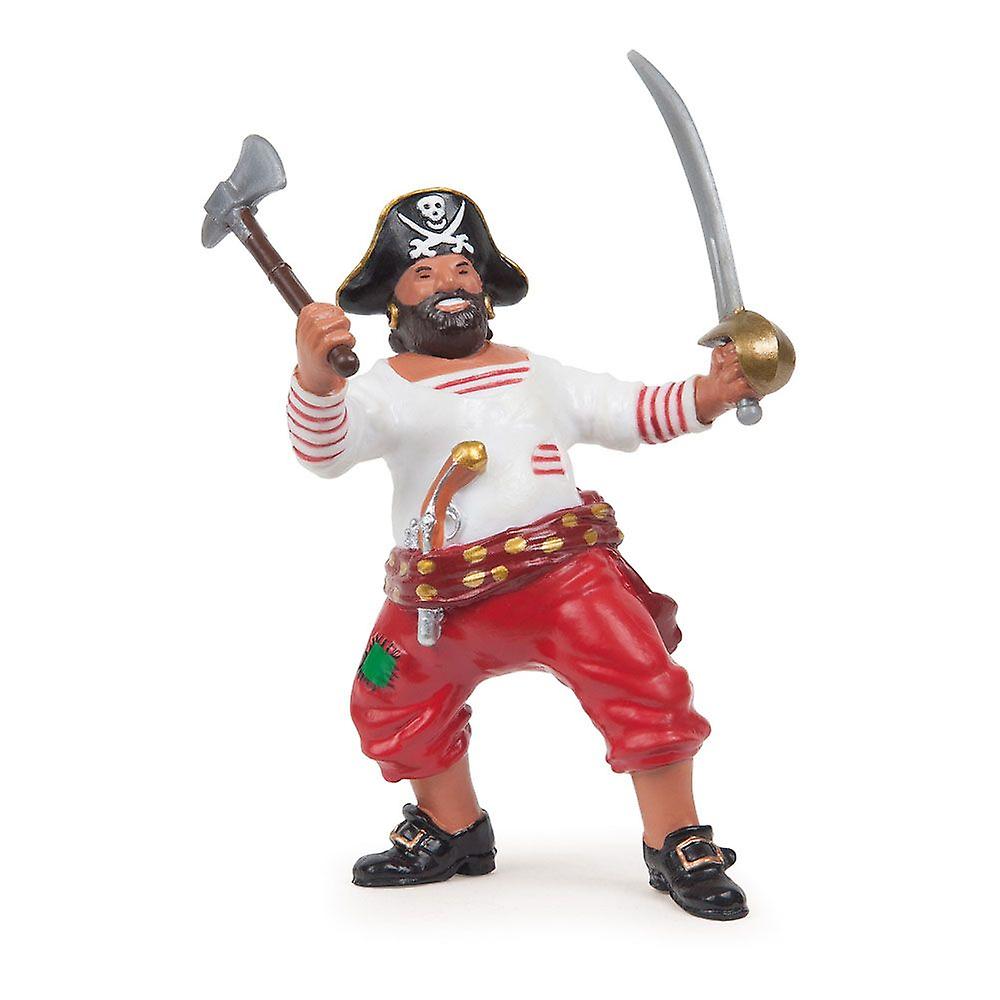 Papo pirates and corsairs pirate with axe toy figure, 3 years or above, multi-colour
