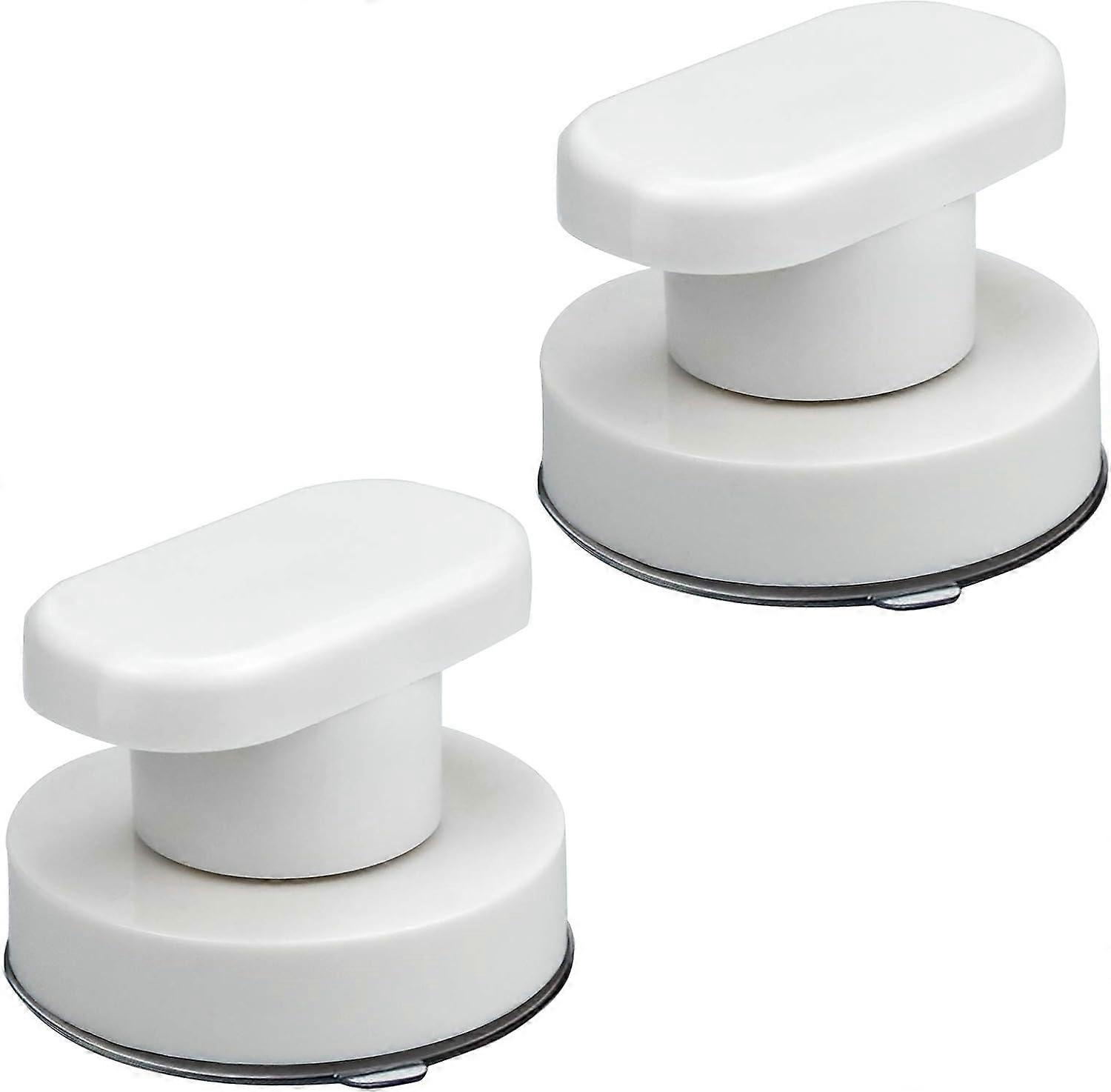 2 Pack Suction Cup Door Handle, Bay Window Suction Cup Pull Handles With Strong Suction Cup For Bath