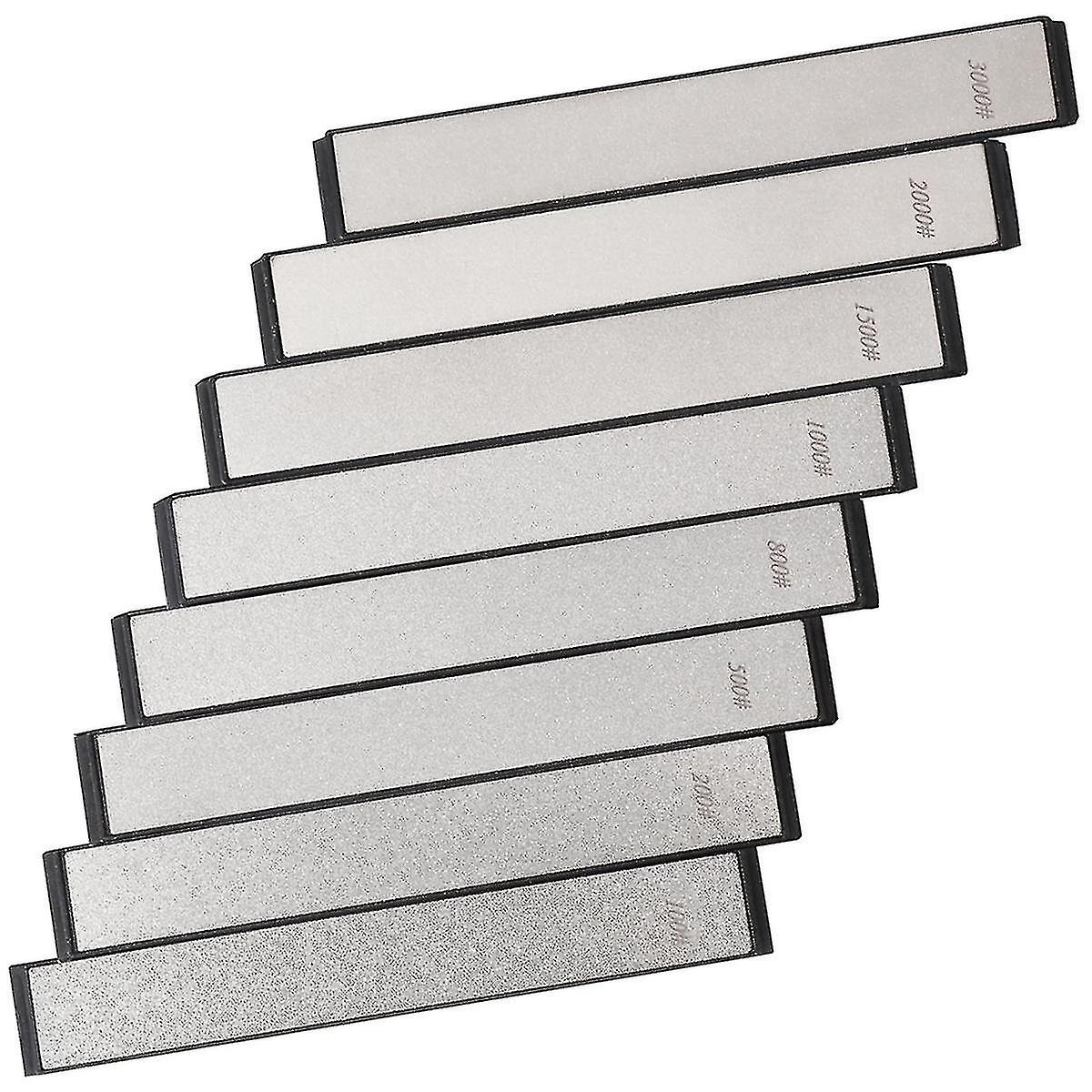 8pcs Diamond Knife Sharpener For Knife Sharpener Fixed-angle.whetstone Set: 100/200/500/800/1000/15-YUHAO