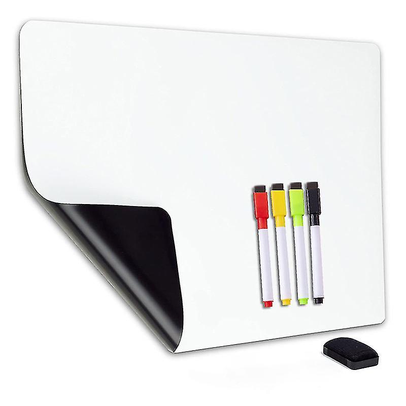 Magnetic Dry Erase Whiteboard Sheet With 4 Markers-1449-hy