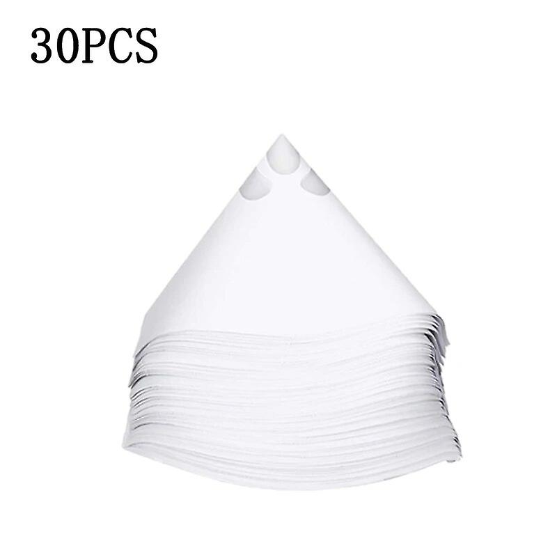 10/20/30/60Pcs Disposable Paint Filter Paper Purifying Straining Cup Funnel 100 Mesh Conical Paint Filte Mesh Nylon Micron Paper~23397