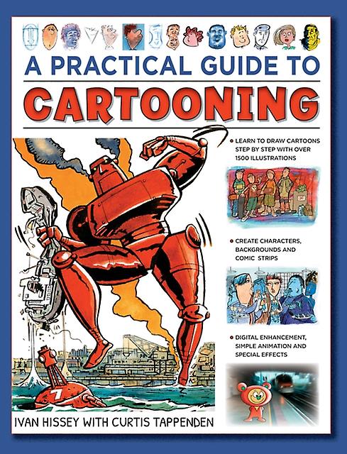 Cartooning A Practical Guide To by Curtis Tappenden Hardback Book