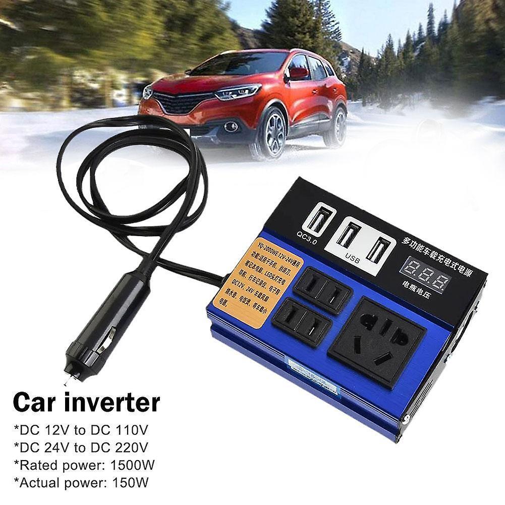 Inversor de potencia para vehículo de automóvil DC12V 24V a DC110V / 220V Convertidor de disparo