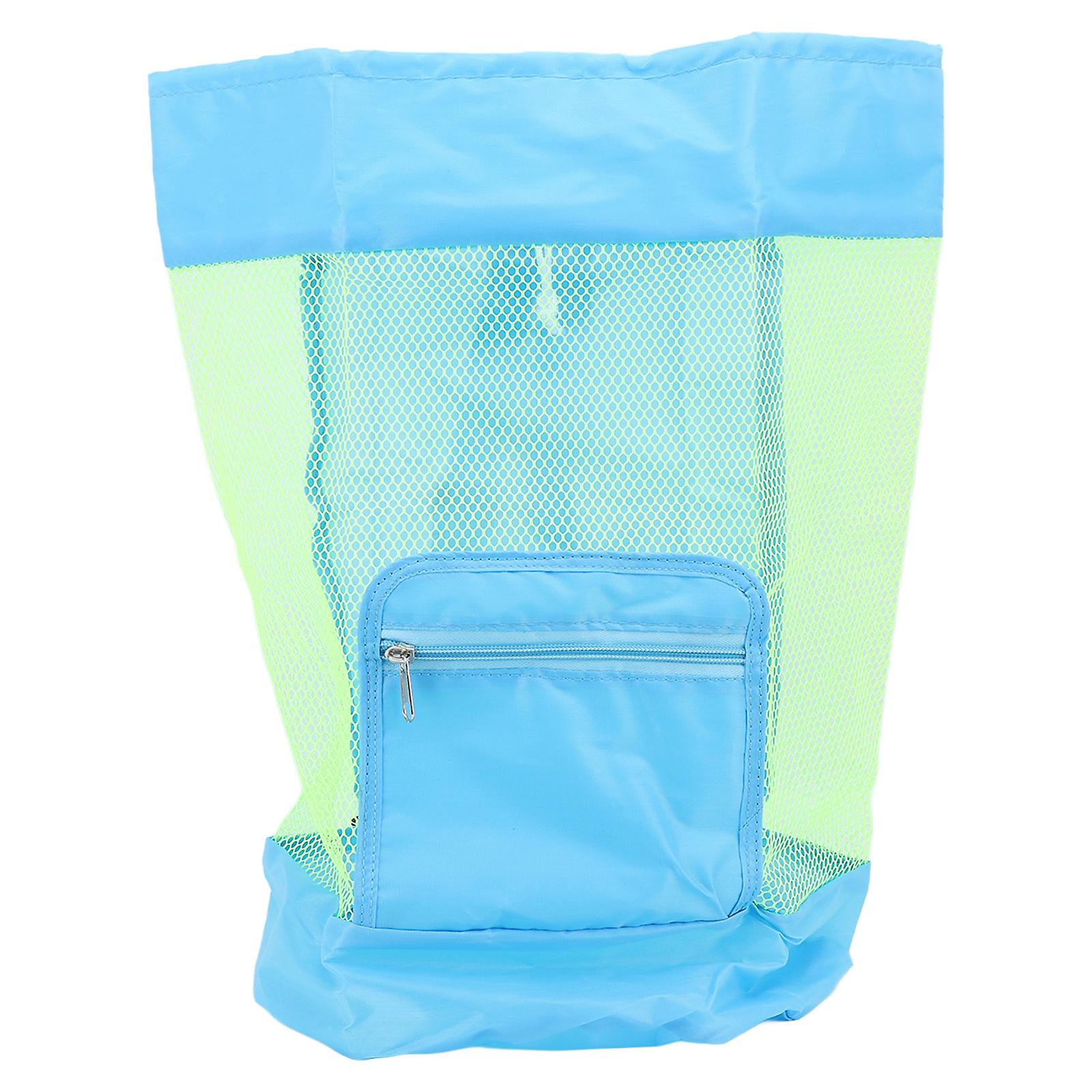 Large Mesh Beach Bag for Toys, Clothes, Towels, Sundries, 48 x 24 cm