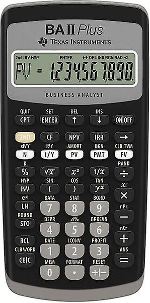 Texas Instruments BA II Plus Financial Calculator - Black