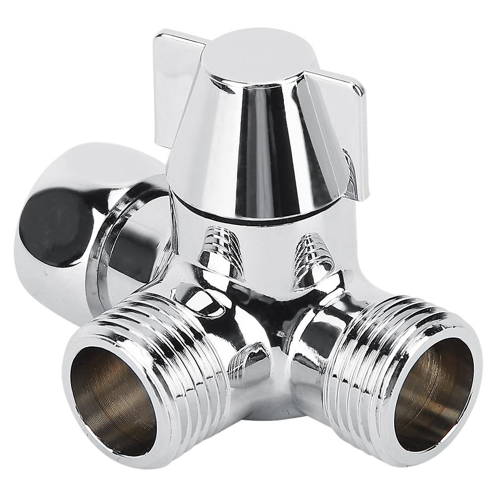G1/2" Shower Three way T shaped Adapter Tshaped Adapter Connector Toilet Bidet Water Separator