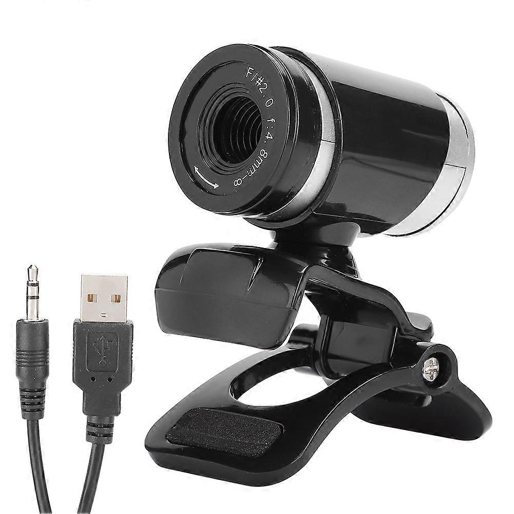 480P USB Computer Camera Drive-Free Webcam Adjustable Angle Accessory Built-In MIC for PC Laptop