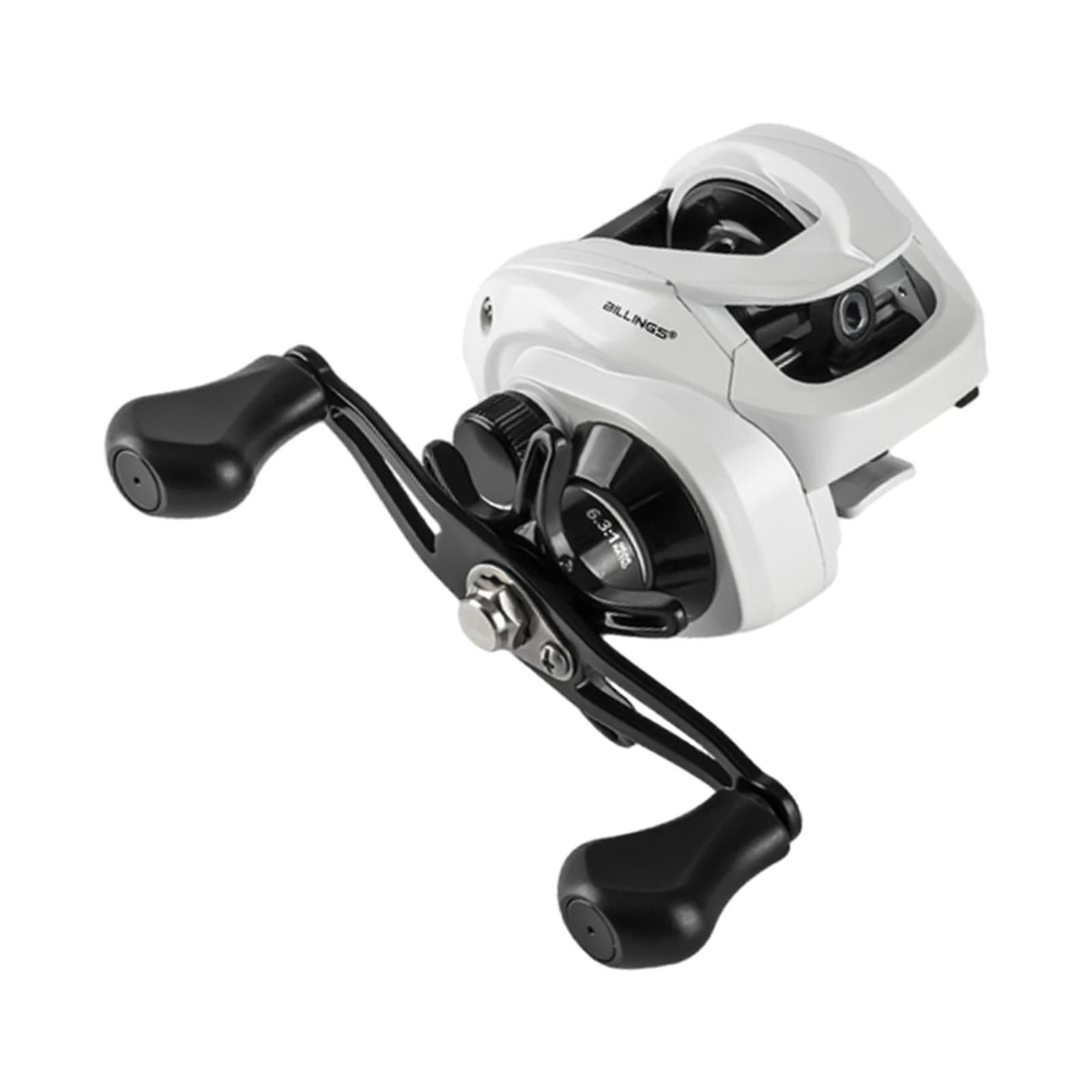 Baitcasting Reel Reel Saltvand 8kg Max Drag Komfortabelt håndtag High Speed Gear Baitcasting Fiskehjul Casting Reel