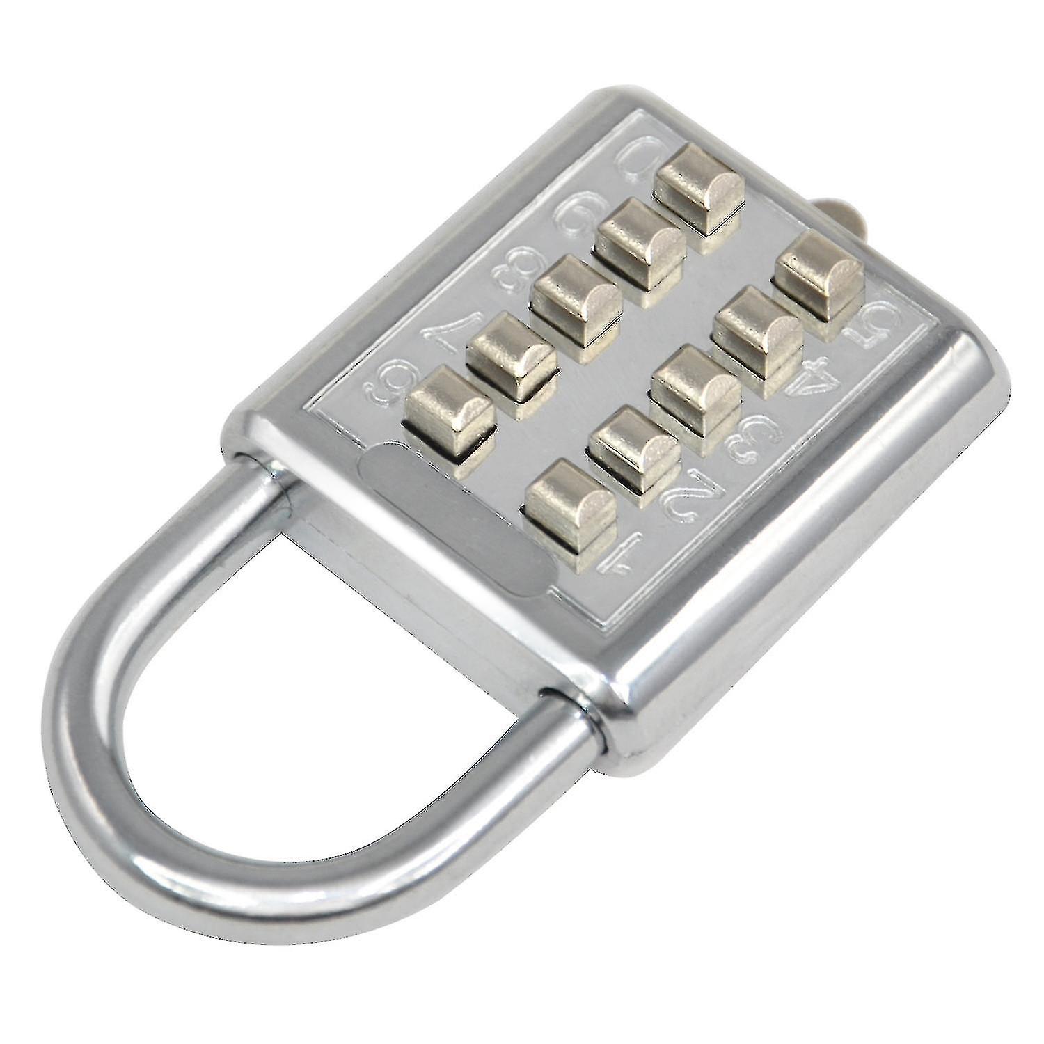 10 Digit Combination Padlock 38mm For Gym Lockers Etc