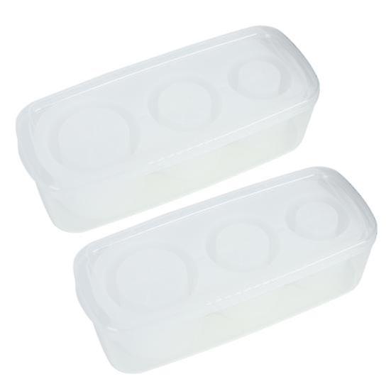 45293 Pcs Silicone Hollow Cylinder Cube 30/40 Tray with Lid Ice Oz Food-Grade Mold