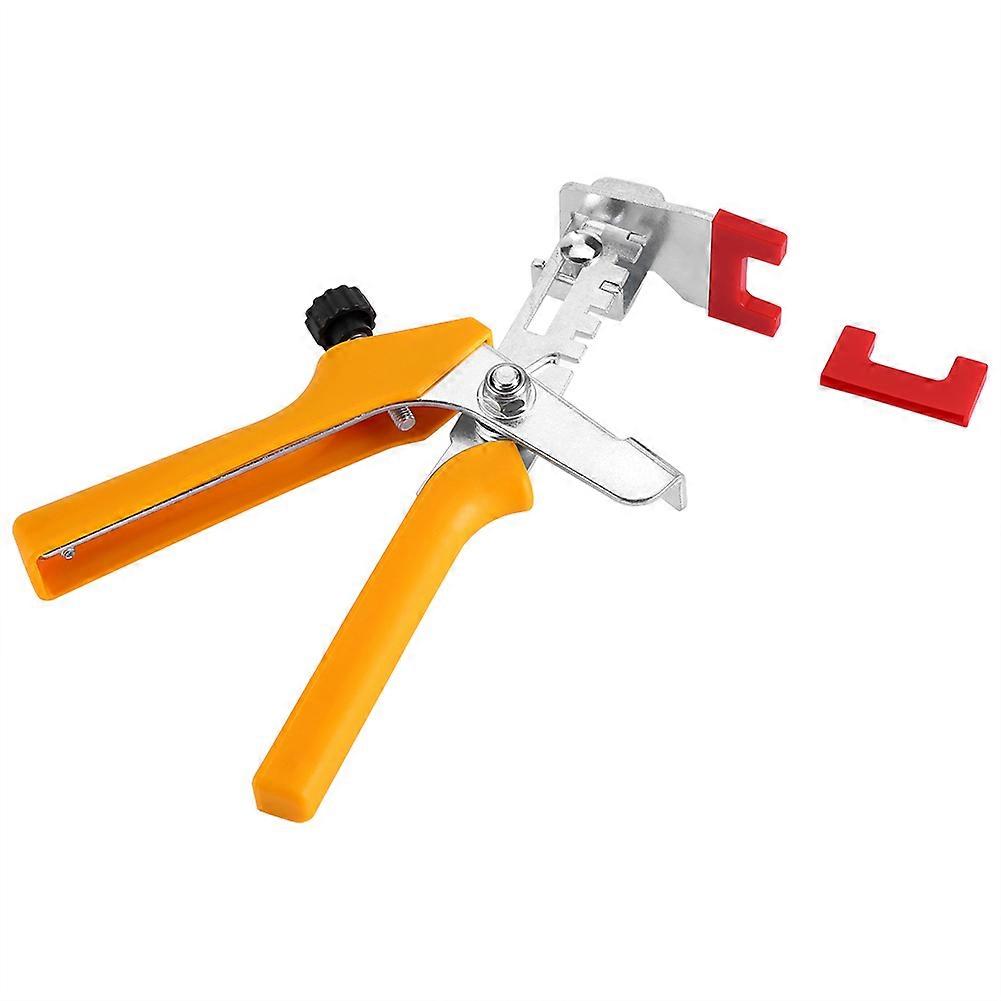 1pc Floor Pliers Tiling Locator Tile Leveling System Ceramic Tiles Installation Tool(yellow)
