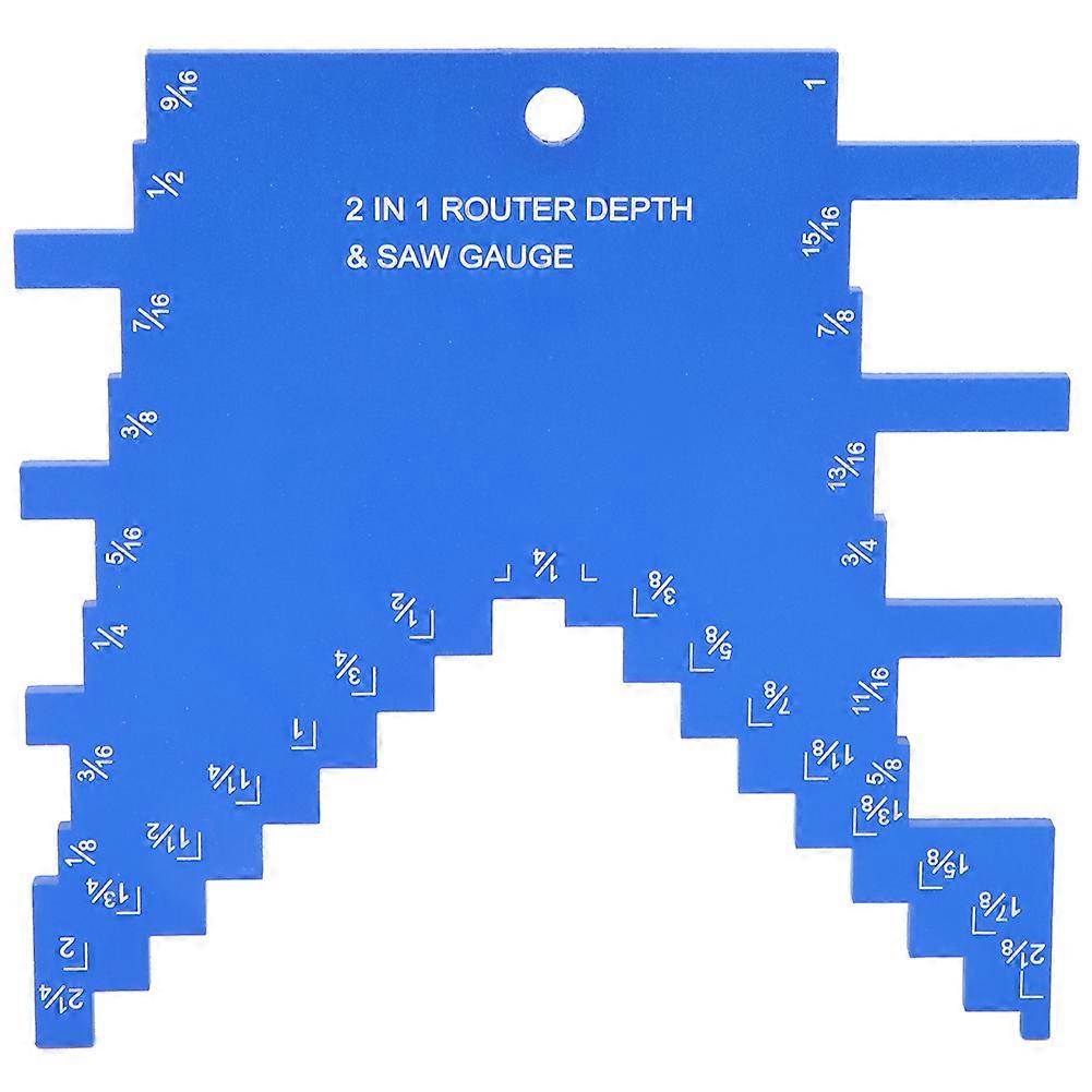 Aluminum Alloy Woodworking 2 in 1 Measuring Ruler Engraving Machine Circular Saw Ruler