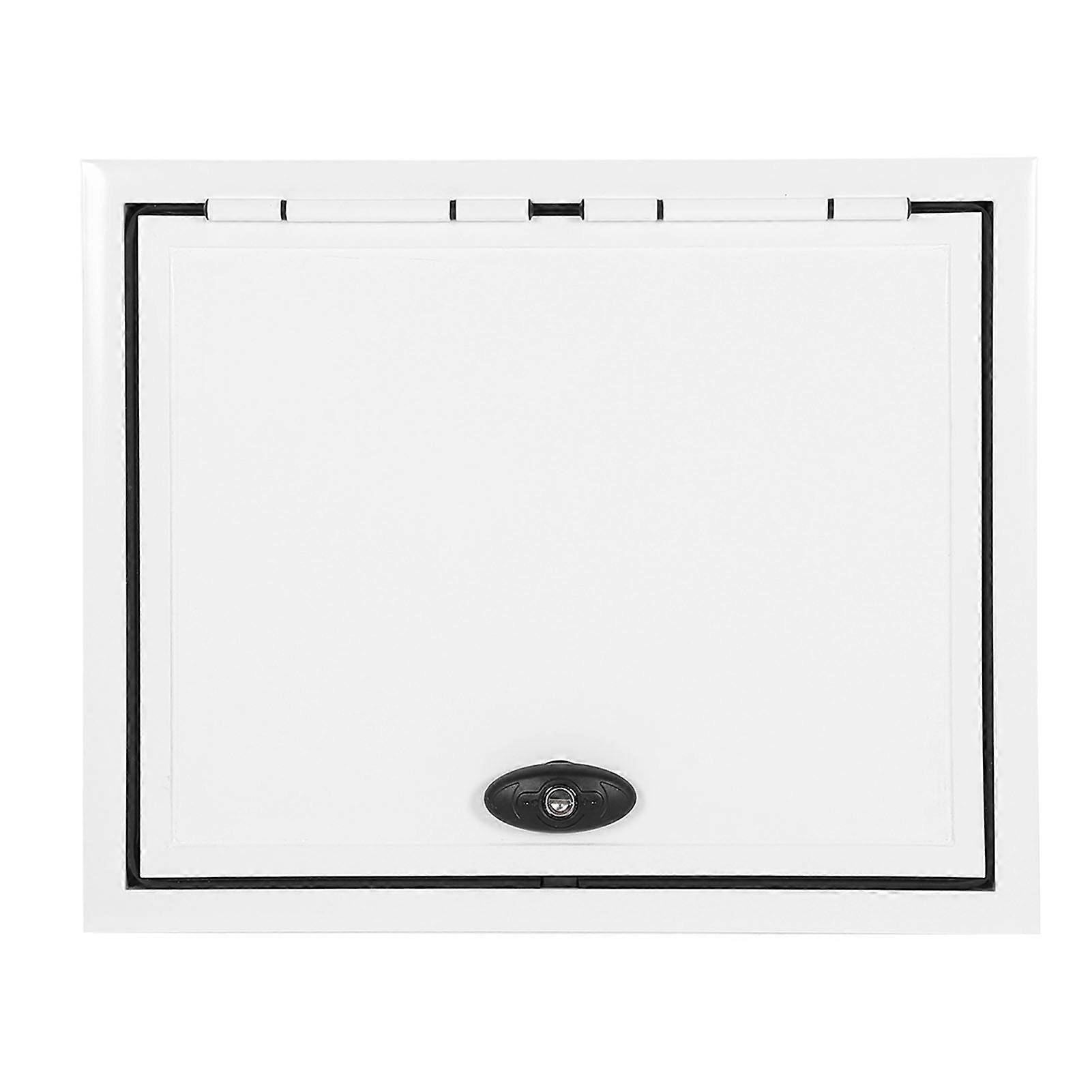 Porte à bagages RV 20 x 12 pouces avec cadre en alliage d’aluminium à verrouillage de sécurité Ouverture à 120 degrés Résistant aux UV pour les caravanes de campeurs
