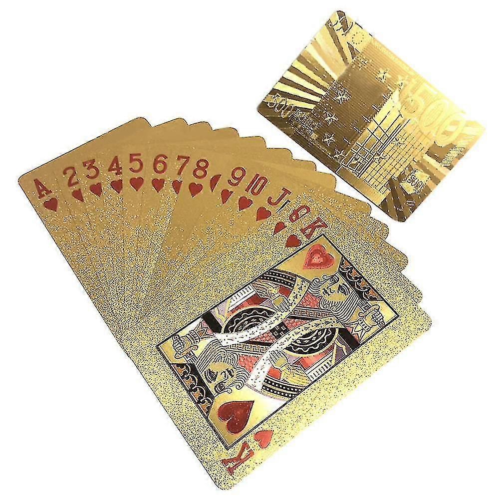 F 54sheets set Waterproof Plastic Pvc Poker Playing Cards Deck